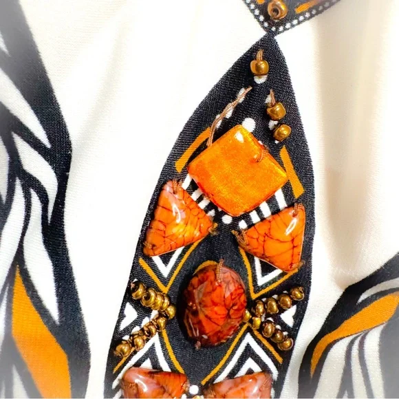 Muse by Boston Proper embellished/ jeweled shift dress - Picture 4 of 7